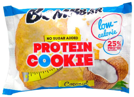 Печенье низкокалорийное протеиновое BOMBBAR Кокос